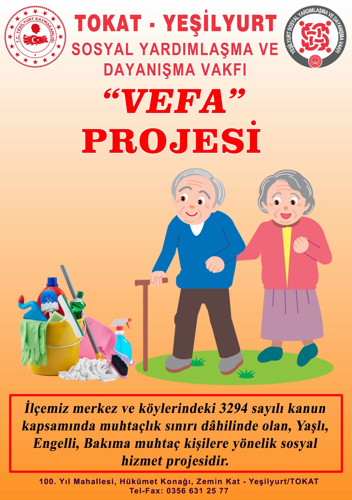 Yeşilyurt VEFA Projesi Devam Ediyor;