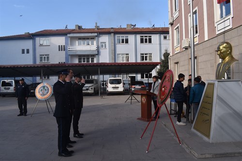 10 KASIM ATATÜRK’Ü ANMA GÜNÜ ÇELENK PROGRAMI GERÇEKLEŞTİ